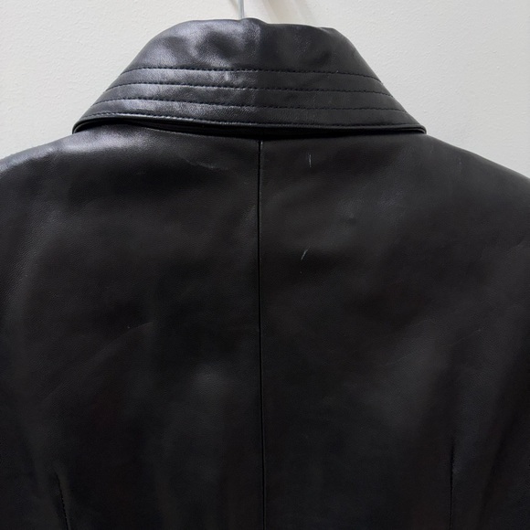 Vintage Jones New York Men's Black Soft Leather Jacket - Picture 6 of 8